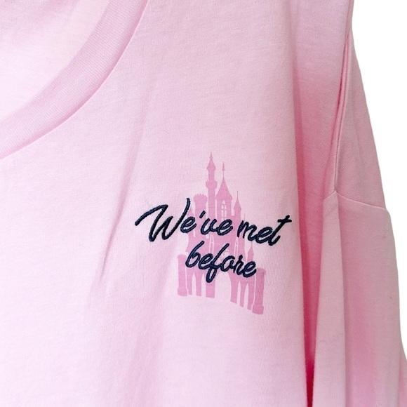 Disney Aurora Sleeping Beauty Long Sleeve Pink Shirt  Size Large - Picture 2 of 9